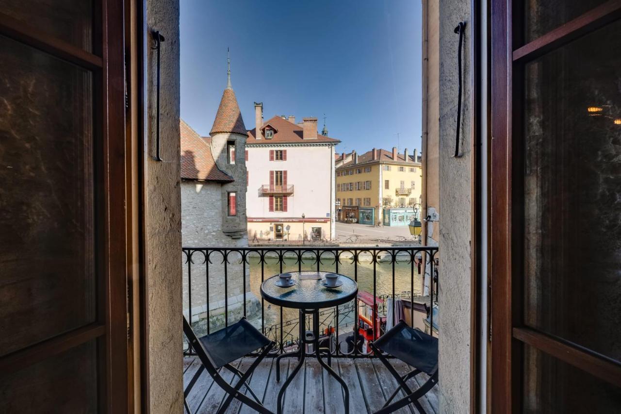 Le Balcon Perriere I - Charming Apartment With Direct View Of The Thiou Annecy Kültér fotó