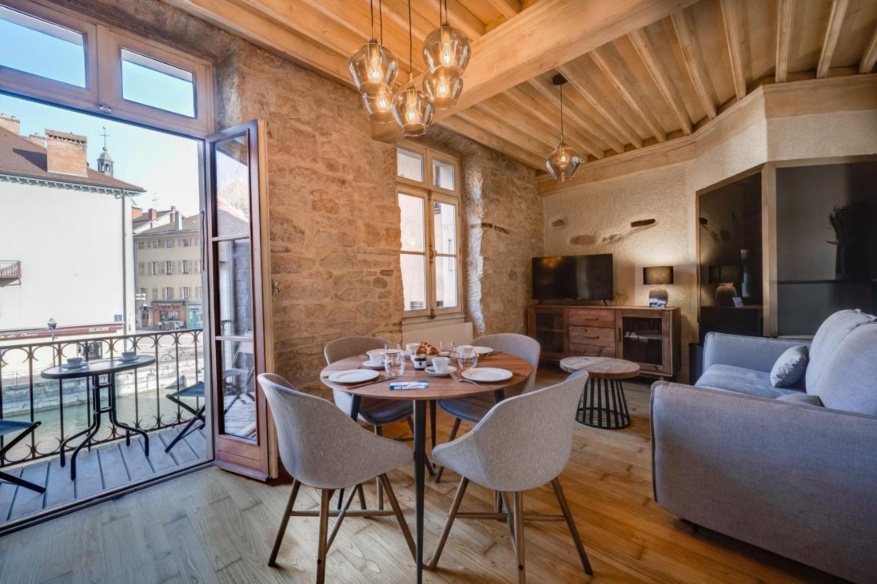 Le Balcon Perriere I - Charming Apartment With Direct View Of The Thiou Annecy Kültér fotó