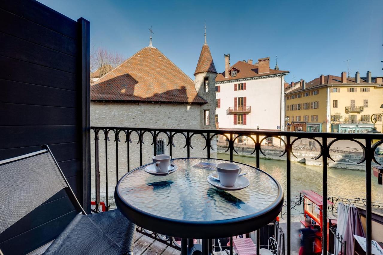 Le Balcon Perriere I - Charming Apartment With Direct View Of The Thiou Annecy Kültér fotó